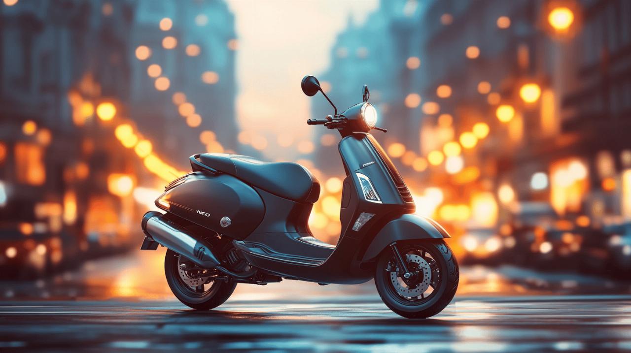 Le maxi-scooter Neco GTXx 125 : eclairage LED et visibilite optimale pour rouler en toute confiance